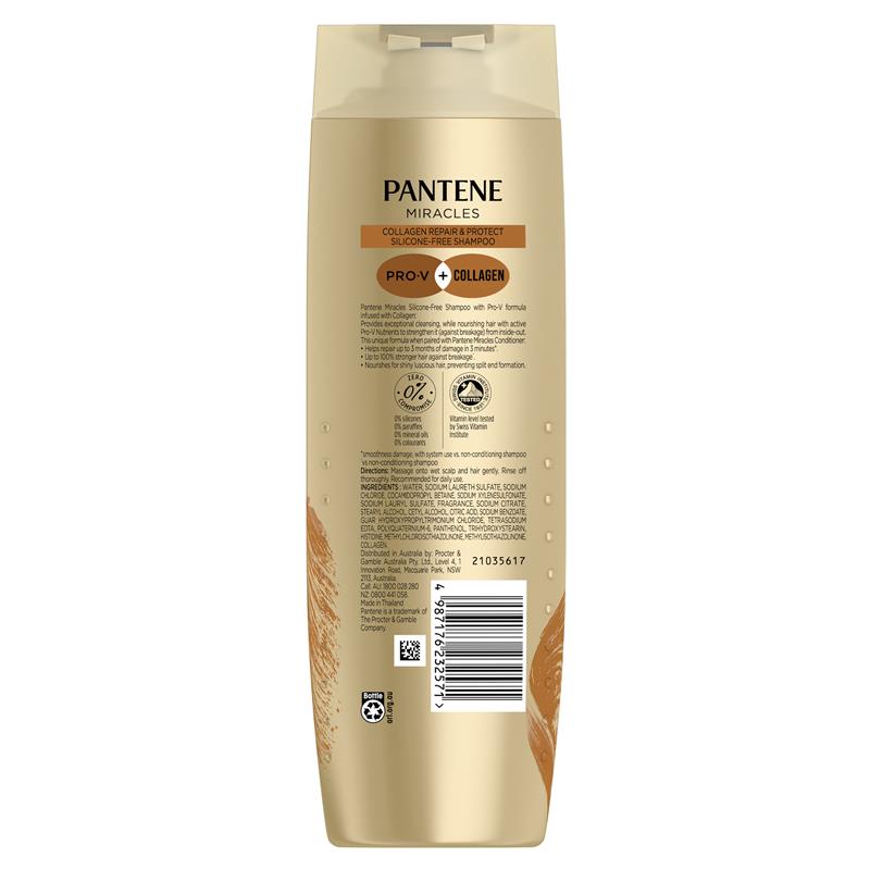 Pantene Miracles Collagen Repair & Protect Shampoo 375ml