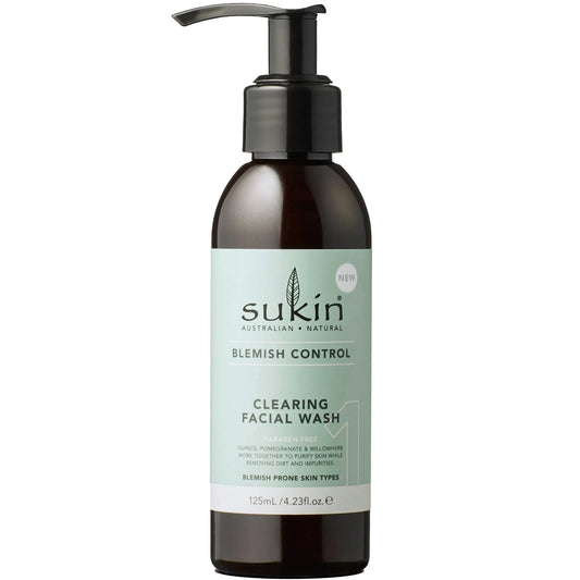 Sukin Belmish Control Facial Wash 125ml