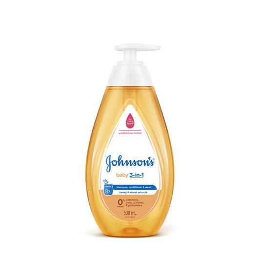 Johnson & Johnson Baby 3 In 1 Shmp+Cond+wash 500ml