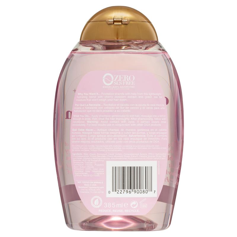OGX Heavenly Hydration Cherry Blossom Shampoo 385ml