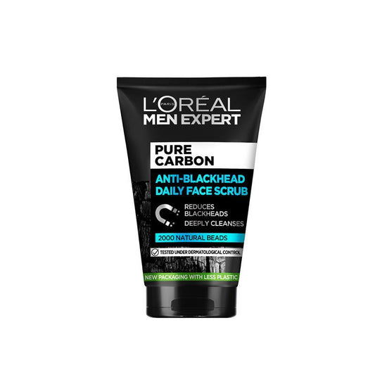L'Oreal Men Expert Pure Charcoal Scrub 100ml Effective Exfoliation