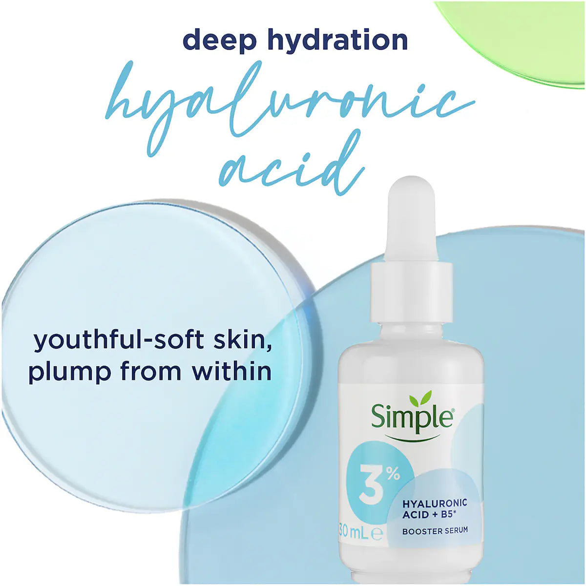 Simple 3% Hyaluronic Acid + B5 Serum 30ml