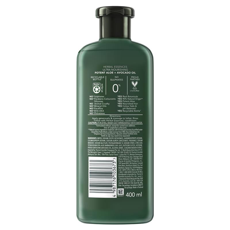 Herbal Essences Bio Renew Aole & Avacado Oil Shampoo 400ml