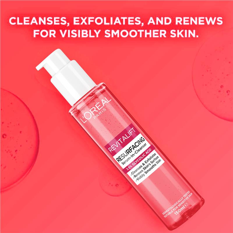 L'Oréal Paris Revitalift Resurfacing Serum-in-Cleanser 150ml