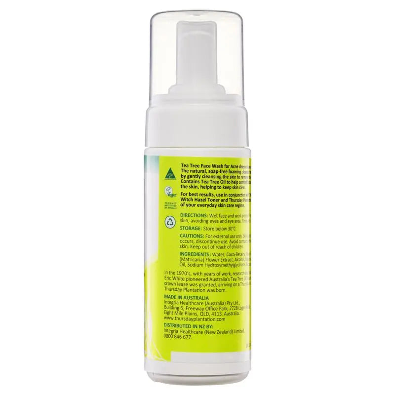 Thursday Plantation Tea Tree Face Wash for Acne 150ml