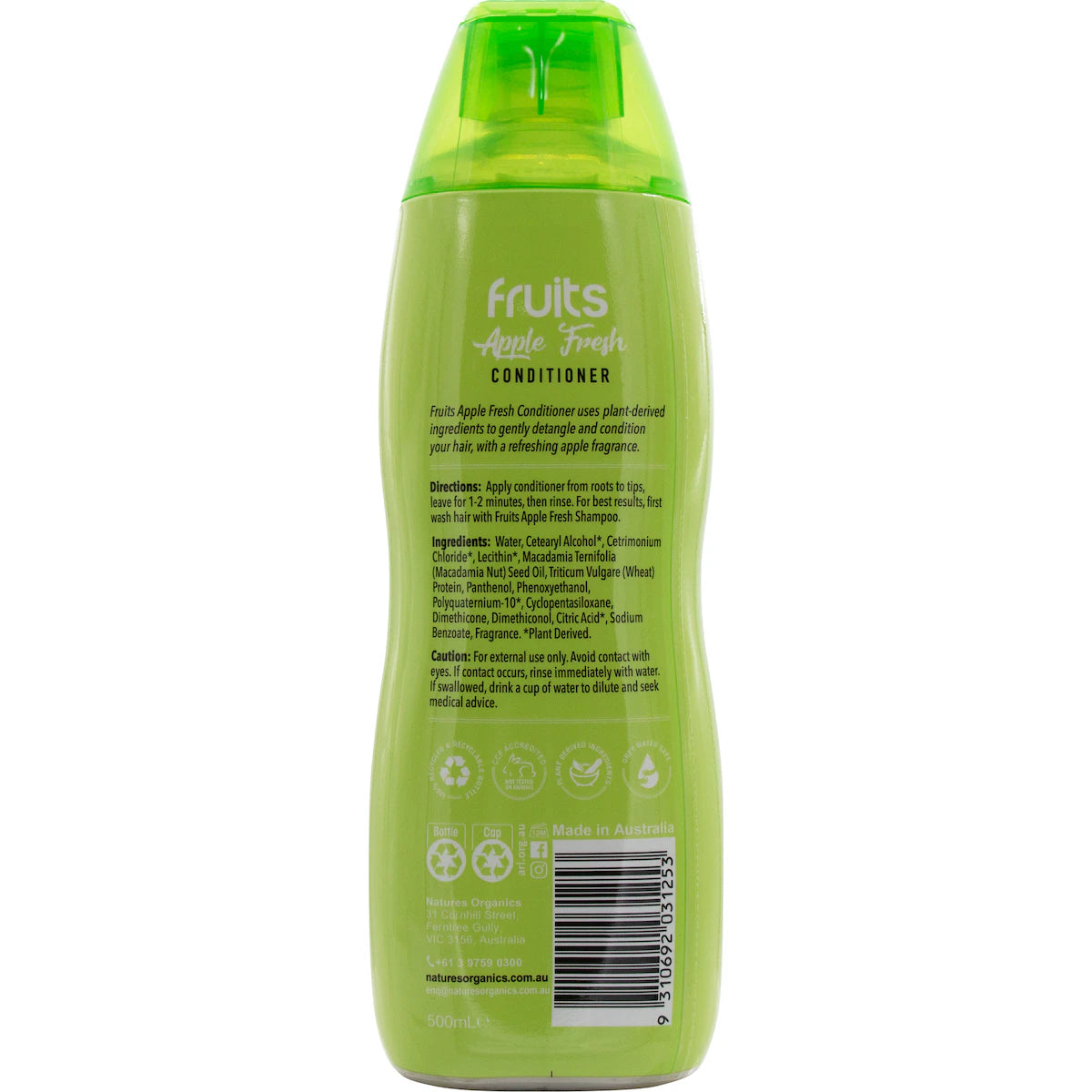 Natures Organics Apple Fresh Fruits Conditioner 500ml