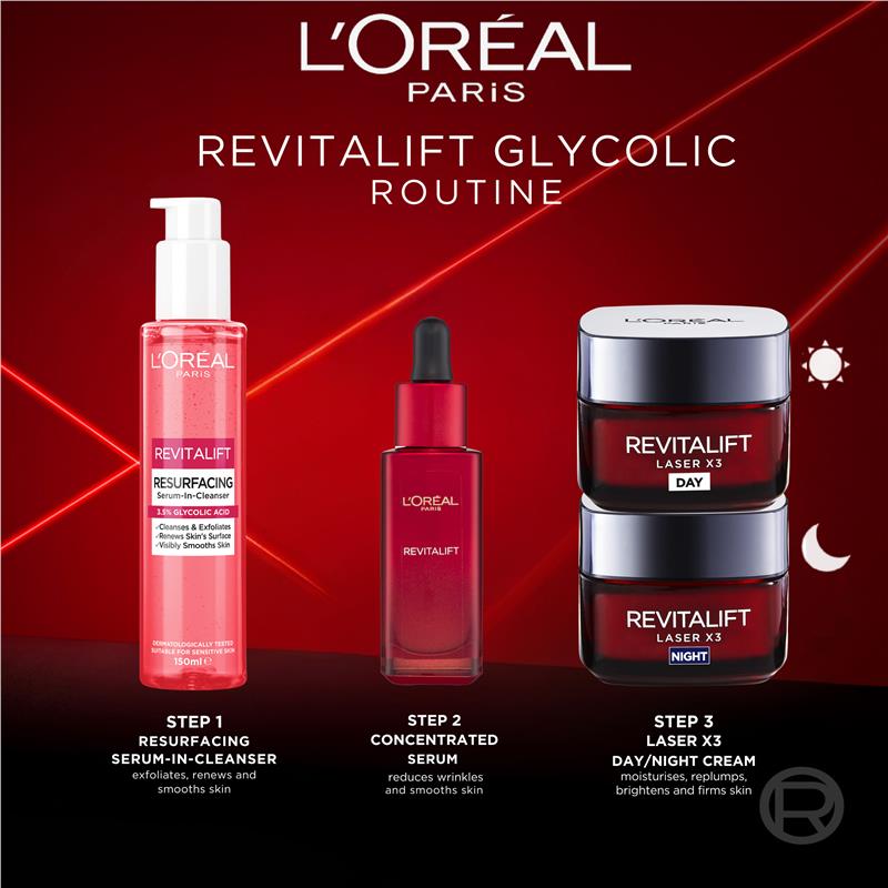 L'Oréal Paris Revitalift Resurfacing Serum-in-Cleanser 150ml