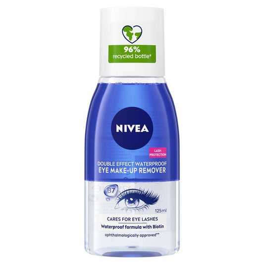 NIVEA Double Effect Waterproof Eye Make-Up Remover (125 ml)