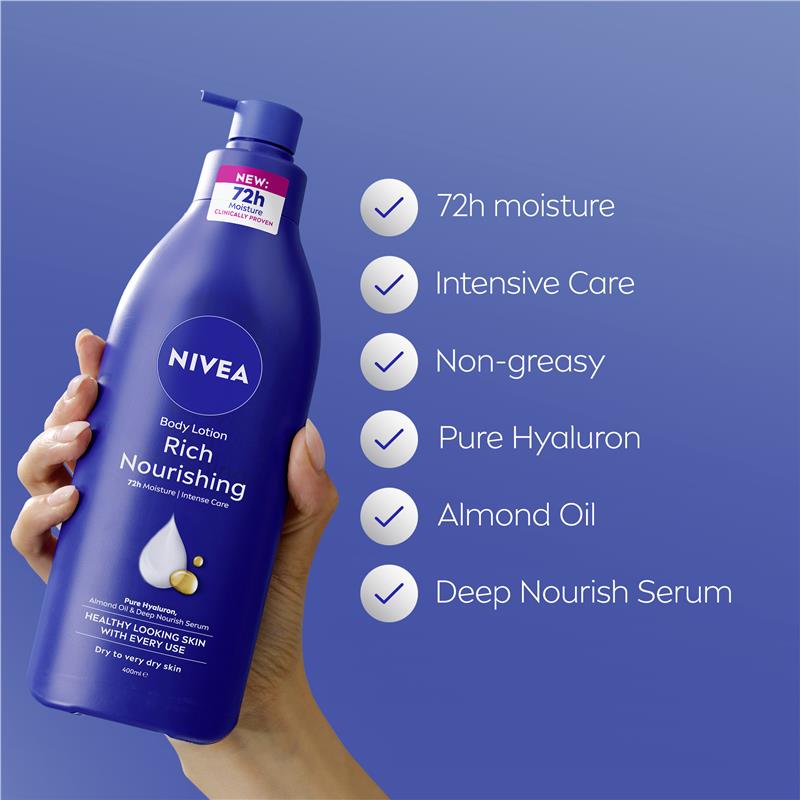 Nivea Rich and Nourishing Body Moisturiser 400ml