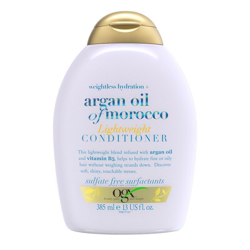 OGX Weightless Hydration Argan Oil of Morocco Conditioner for Fine Hair 385ml