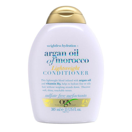 OGX Weightless Hydration Argan Oil of Morocco Conditioner for Fine Hair 385ml
