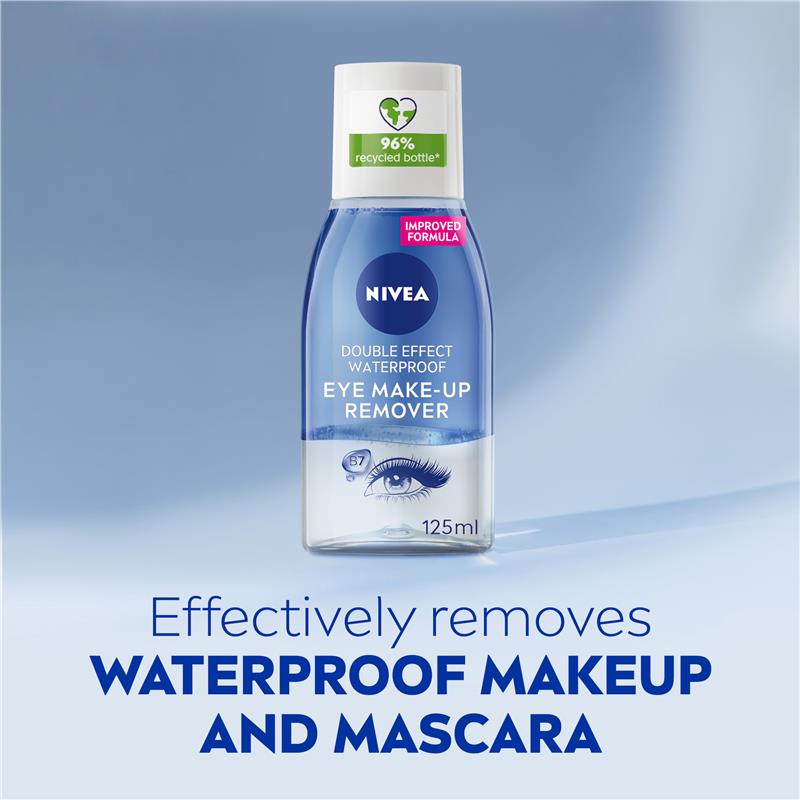 NIVEA Double Effect Waterproof Eye Make-Up Remover (125 ml)