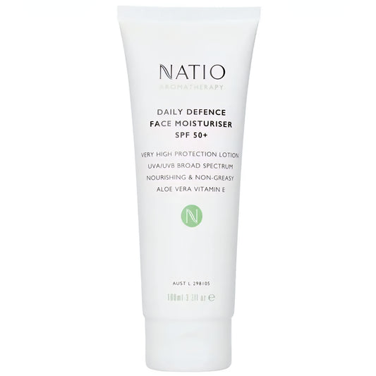 Natio Daily Defence Face Moisturiser SPF 50+ 100ml