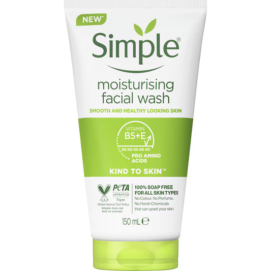 Simple Moisturising facial Wash 150ml