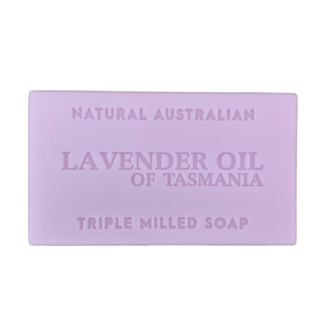 Natural Australian Triple Milled Soap Lavender Oil Of Tasmania 200g