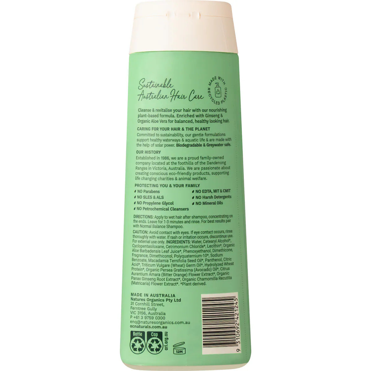 OC Naturals Normal Balance Conditioner 400ml