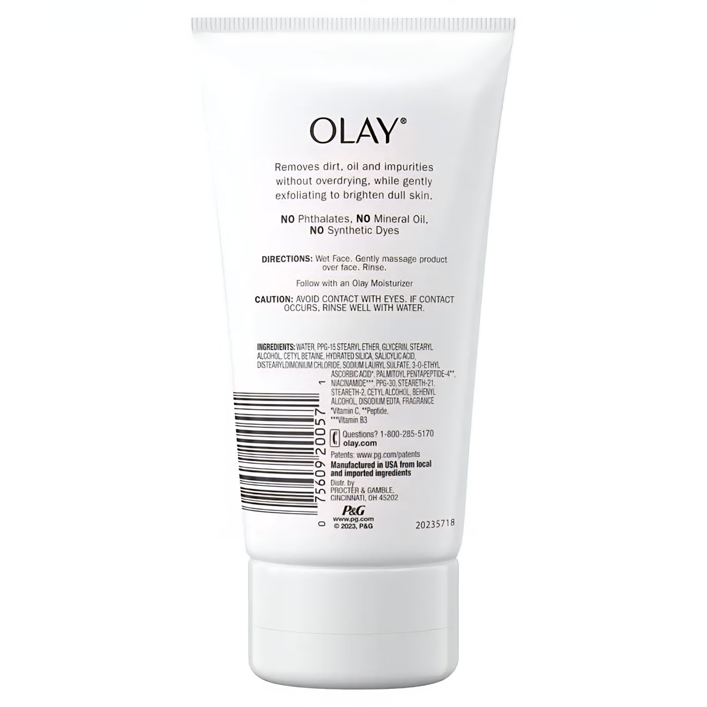 Olay Brightening Exfoliating Cleanser with Vitamin C 150ml