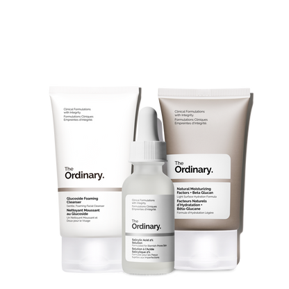 The Ordinary Clear Set ( Cleanser 50ml, Serum 30ml, Moisturizing Factors 30ml)