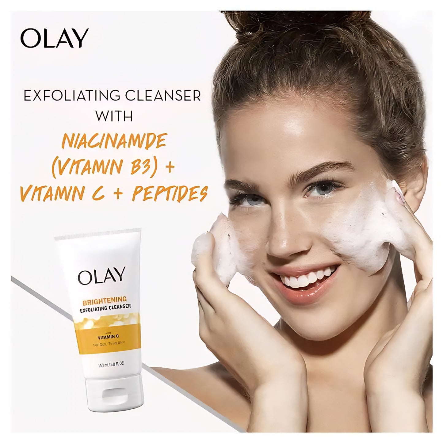 Olay Brightening Exfoliating Cleanser with Vitamin C 150ml